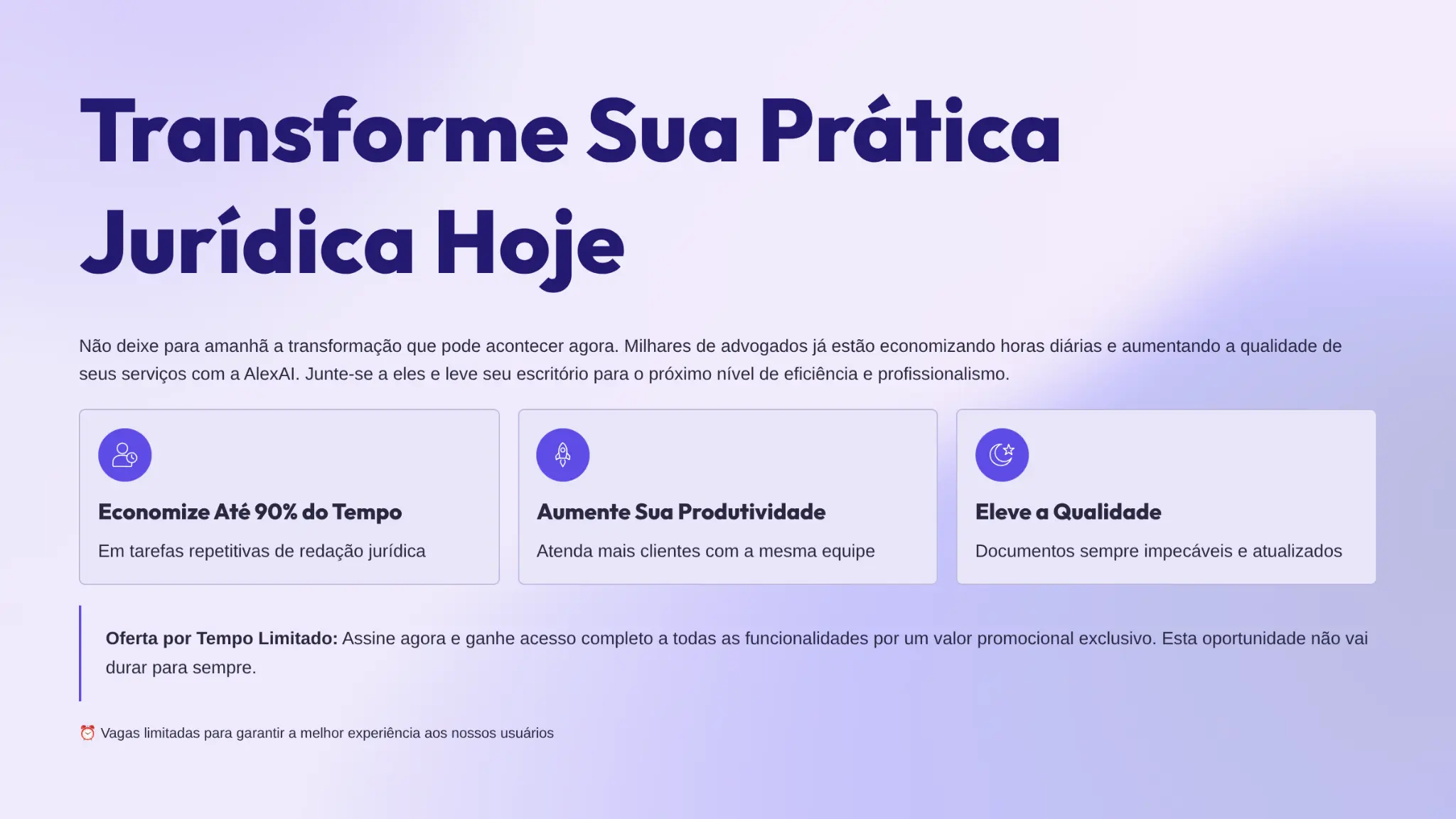 Transforme Sua Prática Jurídica Hoje