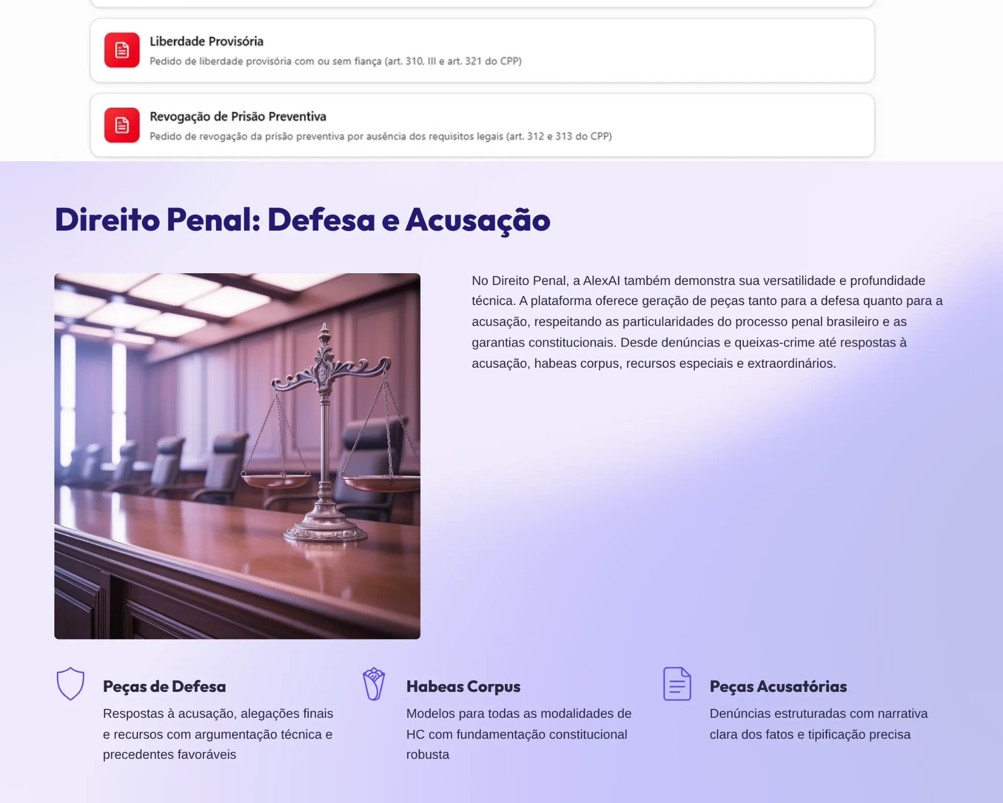 Direito Penal: Defesa e Acusação