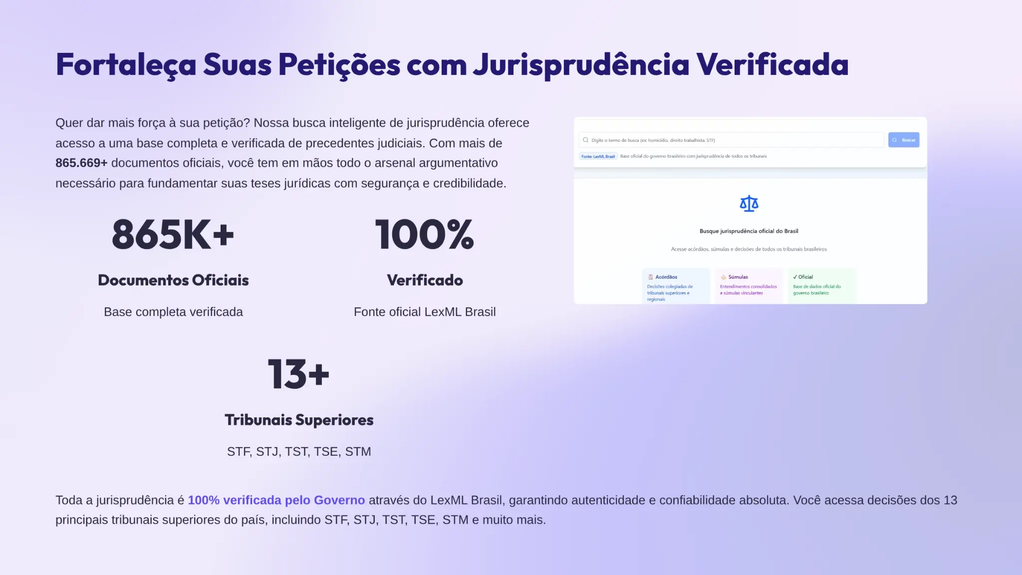 Fortaleça Suas Petições com Jurisprudência Verificada